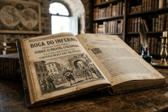 Boca do Inferno: romance histórico sobre o Brasil colonial e a figura irreverente de Gregório de Matos