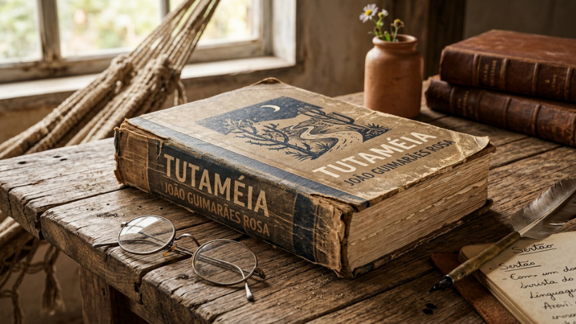 Tutaméia, de João Guimarães Rosa, reúne narrativas curtas que transformam a linguagem e exploram o cotidiano brasileiro