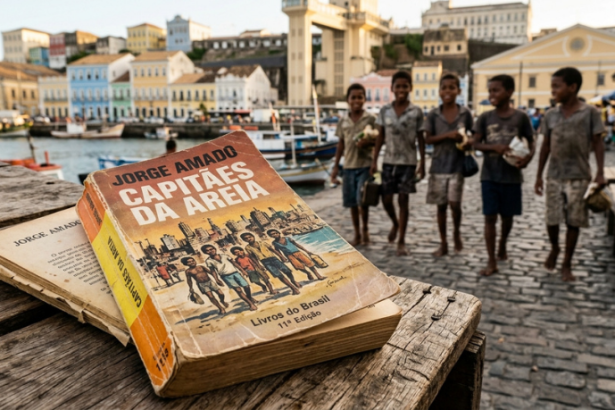 Capitães da Areia, de Jorge Amado, retrata a infância abandonada e as desigualdades sociais em Salvador