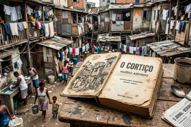 O Cortiço, de Aluísio Azevedo: como o clássico do Naturalismo brasileiro expõe desigualdade, exploração e conflitos sociais