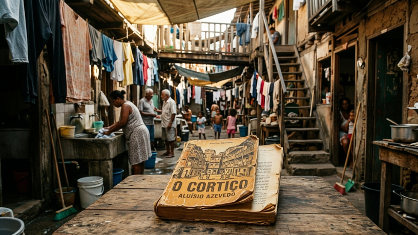 O Cortiço — Aluísio Azevedo: a desigualdade social e a vida coletiva no Rio de Janeiro