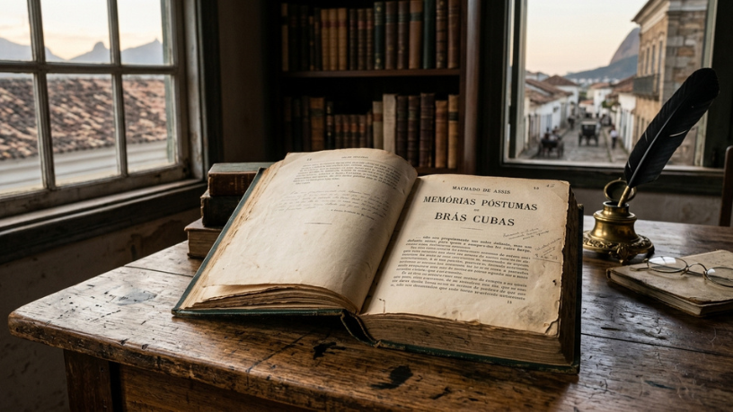 Memórias Póstumas de Brás Cubas — Machado de Assis: Uma Crítica Irônica à Sociedade Brasileira