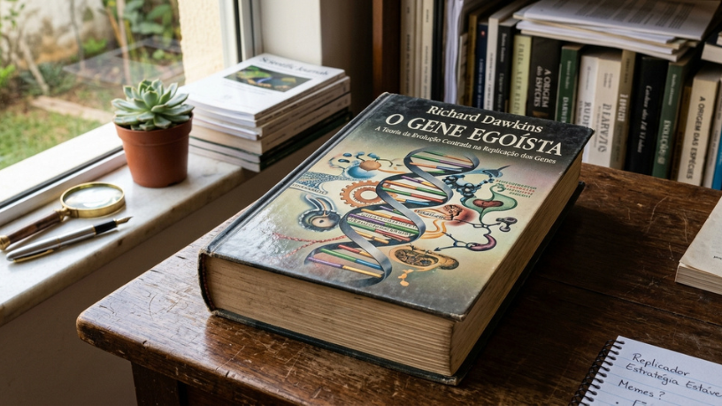 O Gene Egoísta — Richard Dawkins: a teoria da evolução centrada na replicação dos genes