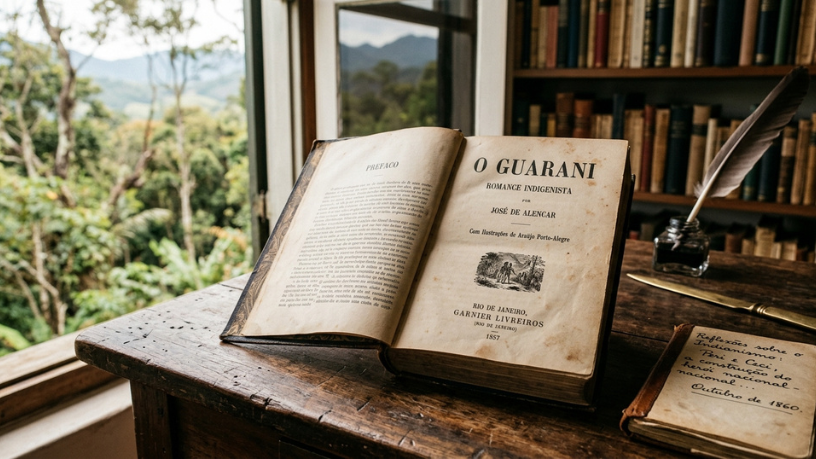 O Guarani, de José de Alencar, e a construção de um dos grandes romances indianistas do Brasil