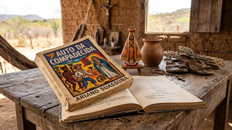 Auto da Compadecida, de Ariano Suassuna, transforma humor e religiosidade em retrato da cultura nordestina