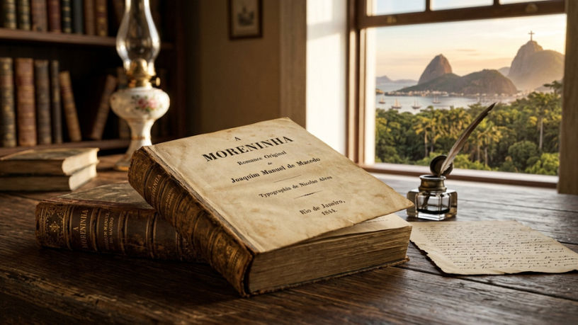 A Moreninha, de Joaquim Manuel de Macedo: o romance que ajudou a consolidar a literatura romântica no Brasil