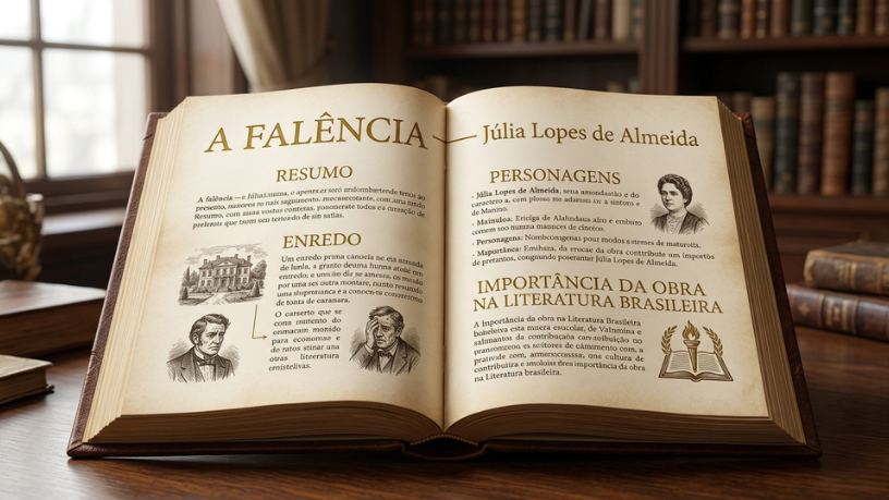 A Falência — Júlia Lopes de Almeida: resumo, enredo, personagens e importância da obra na literatura brasileira